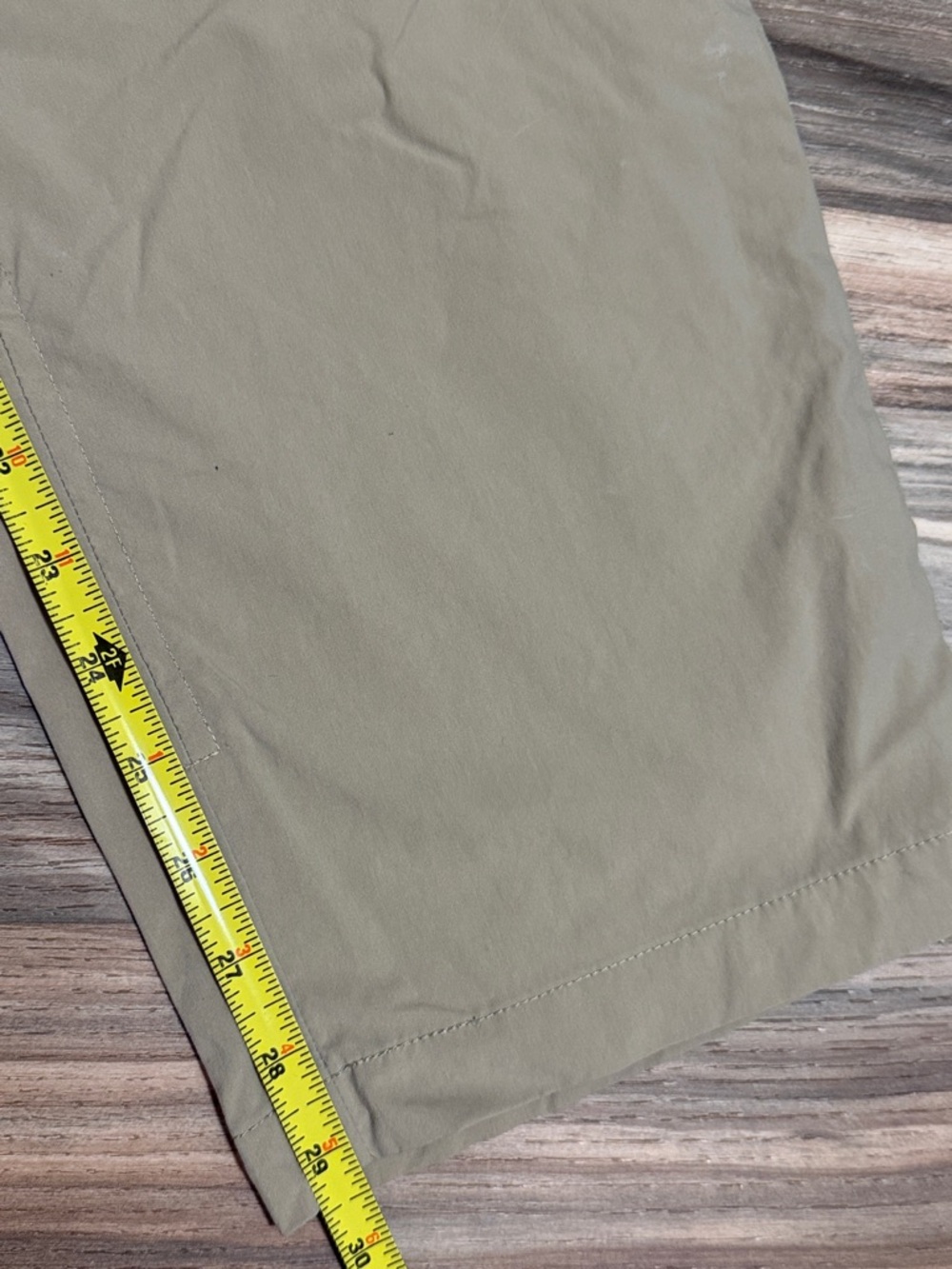 Patagonia Hiking Pants Womens Sz. 6 Beige Khaki Nylon Roll Tab Outdoor Gorpcore - Picture 7 of 8
